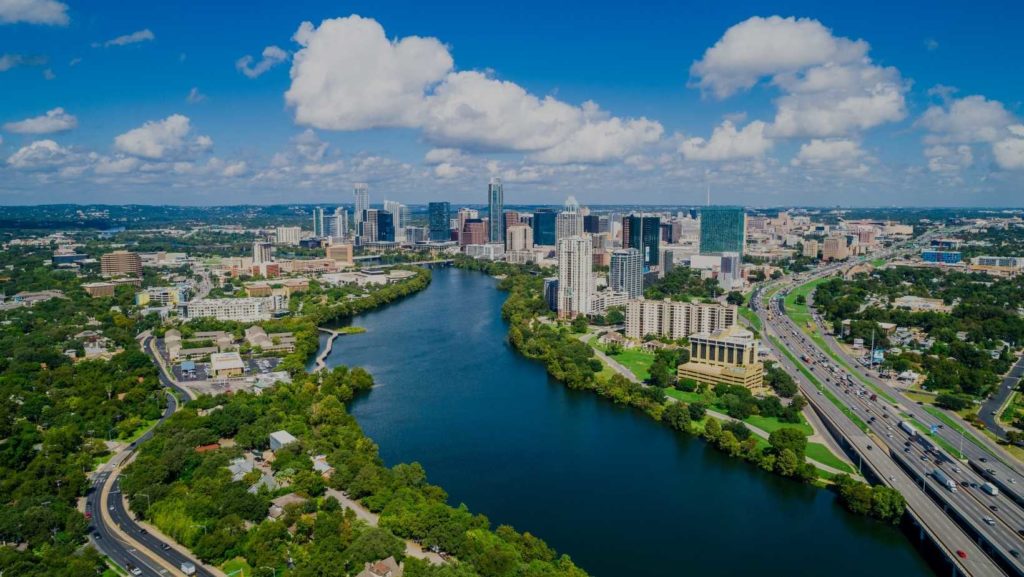 Austin Texas Downtown Skyline 2022